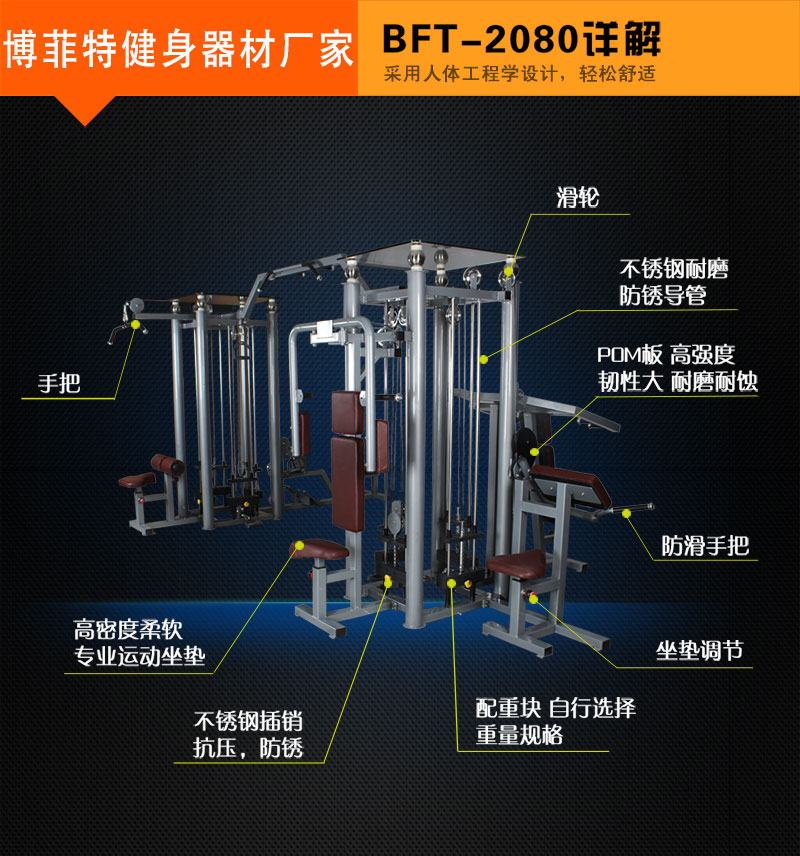 八站位綜合訓(xùn)練器